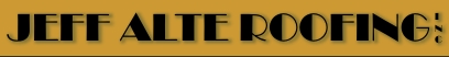 Jeff Alte Roofing Inc. logo