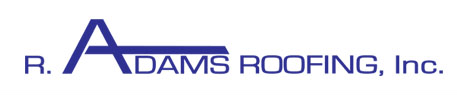 R. Adams Roofing. Inc. logo