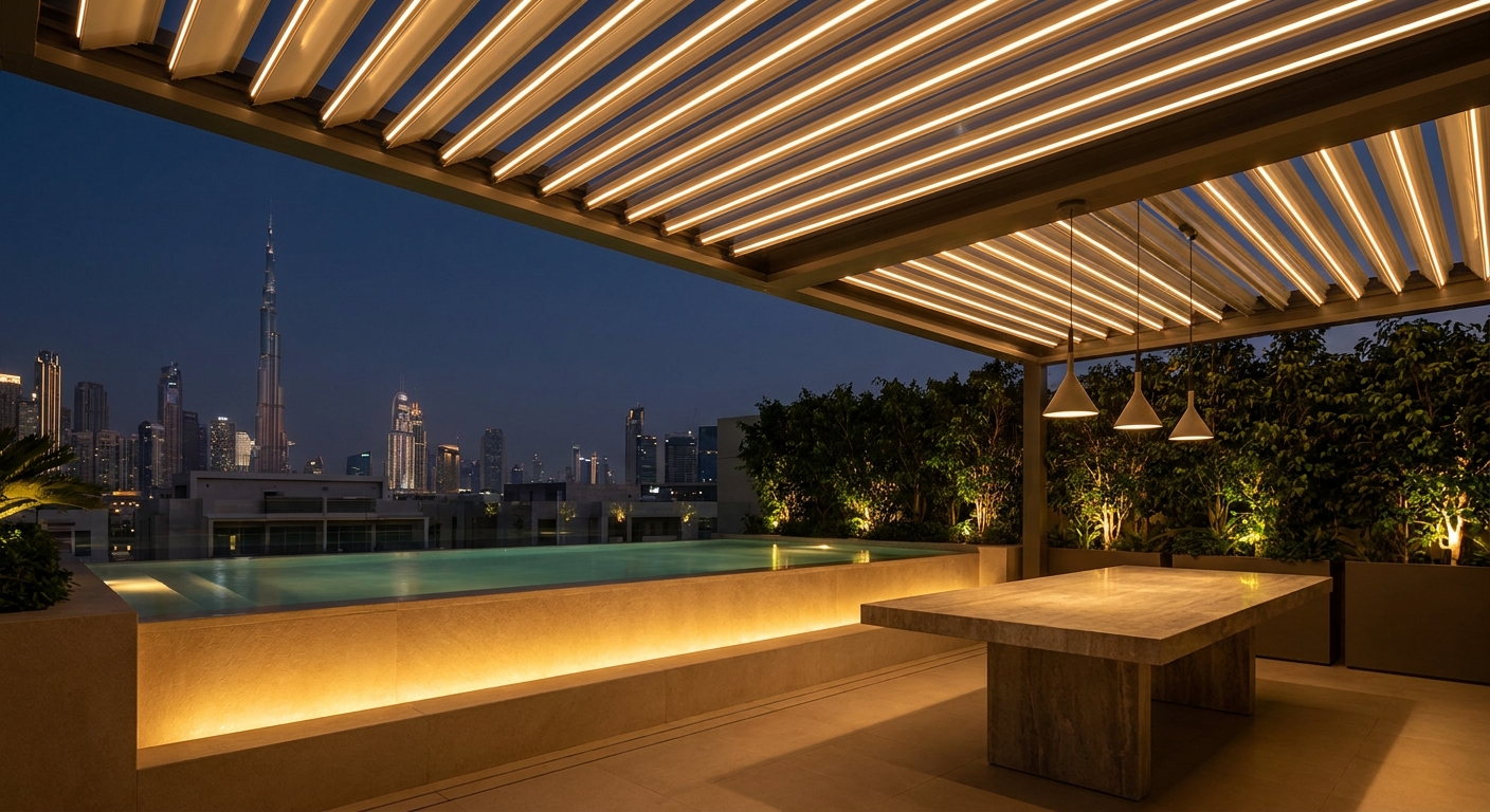 Roof Terraces in Luxury Penthouses: Pergolas, Pools, and Outdoor Kitchens – image 5